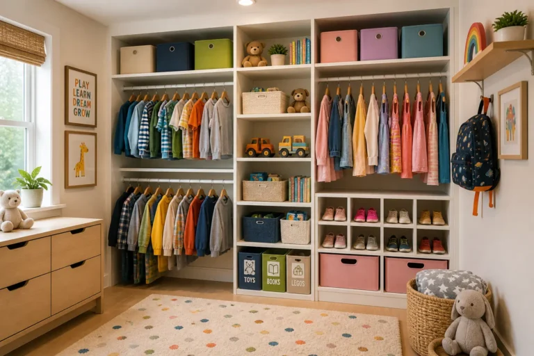 kids closet organization ideas