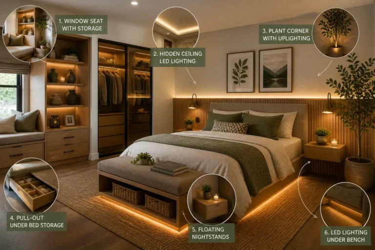 bedroom ideas for small apartments