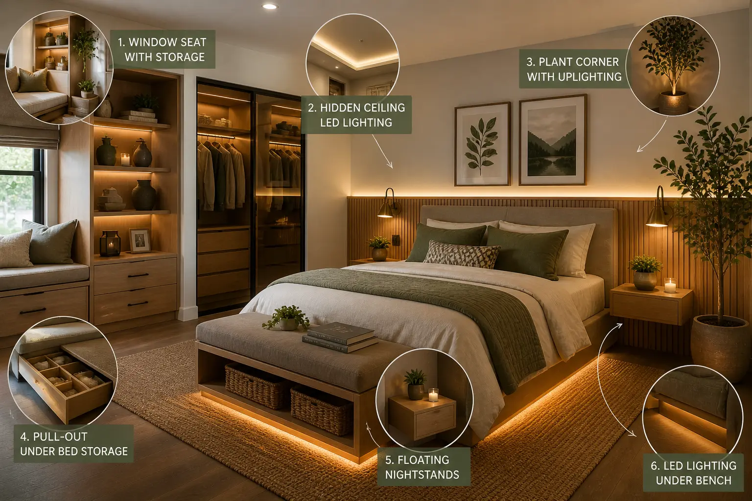 bedroom ideas for small apartments