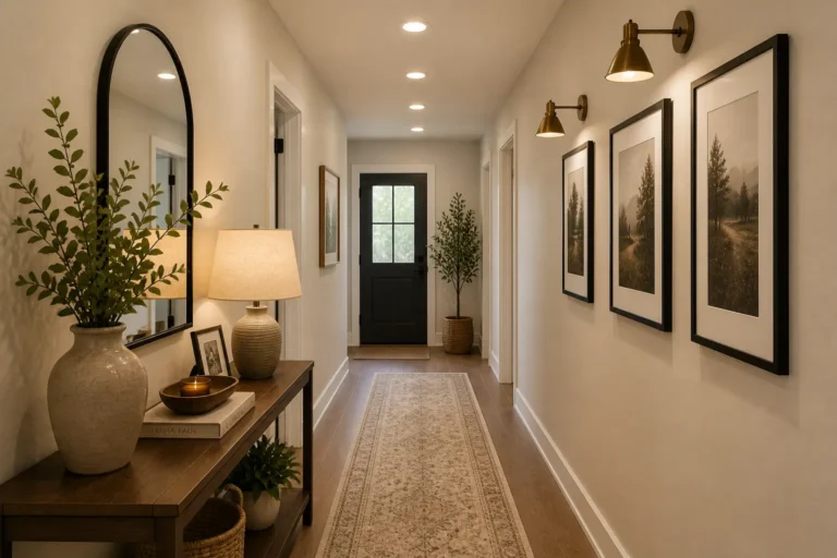 hallway decor ideas for narrow spaces