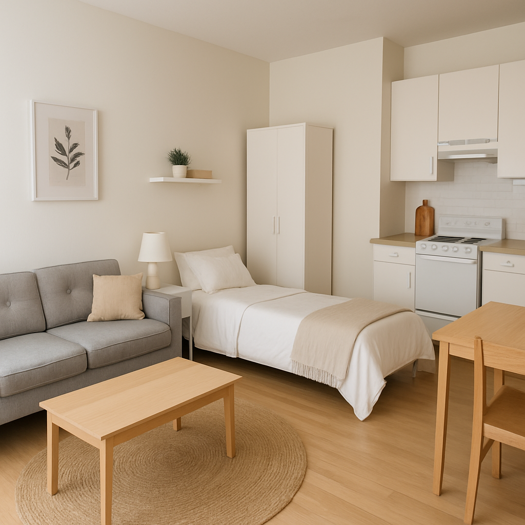 studio apartment on a budget under 500 dollars ideas for small spaces