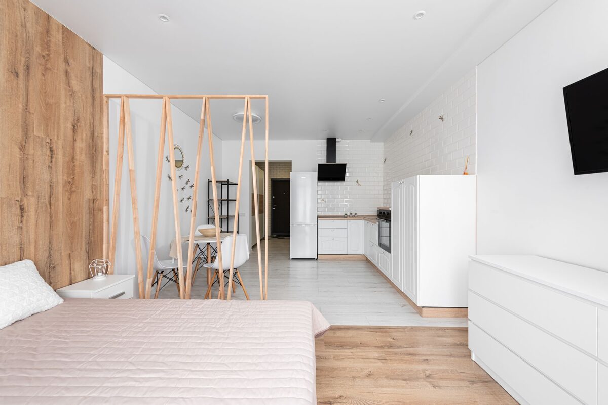 how to decorate a studio apartment on a budget