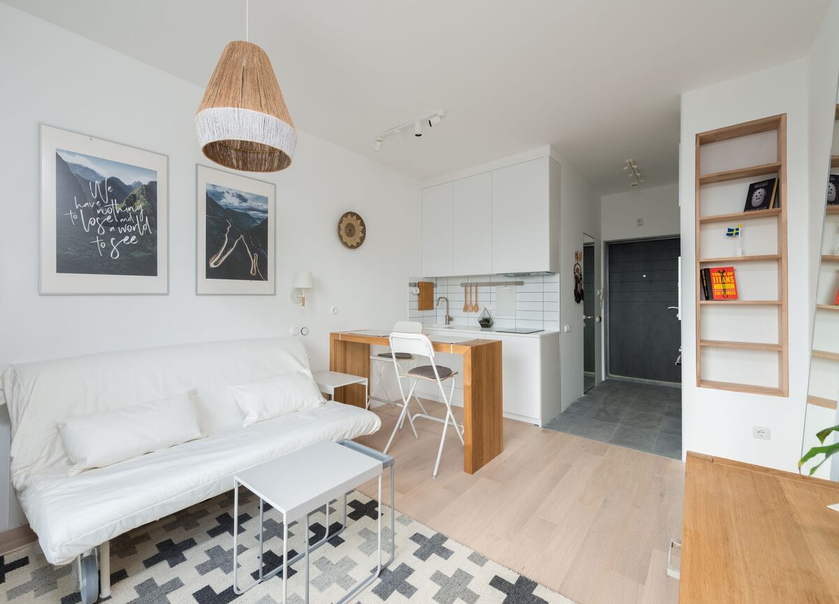 tiny kitchen and living room combo ideas